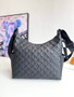Louis Vuitton Hobo Cargo G65 M14778 Black Leather