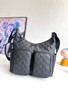 Louis Vuitton Hobo Cargo G65 M14778 Black Leather