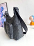 Louis Vuitton Hobo Cargo G65 M14778 Black Leather