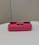 Fendi 8BS017 Baguette Mini Plum leather bag