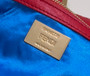 Fendi 8BR600 Baguette Red sequin and leather bag