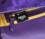 Fendi 8BR600 Baguette Bag embroidered with purple sequins