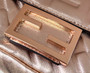 Fendi 8BS017 Baguette Mini Rose Gold leather bag