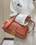 Fendi 8BR771 Baguette Large Pink leather bag
