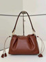 Fendi Mamma Baguette Medium Bag 8BR833 brown leather
