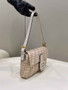 Fendi 8BR792 Baguette 1997 Beige FF wool bag