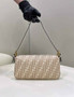 Fendi 8BR792 Baguette 1997 Beige FF wool bag