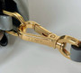 Fendi Mamma Baguette Medium Bag 8BR833 blue leather