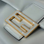 Fendi Mamma Baguette Medium Bag 8BR833 blue leather