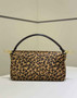 Fendi Baguette Printed Calfskin Leather Bag 8BR600