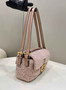 Fendi 8BR600 Baguette leather bag Pink