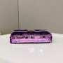Fendi 8BR792 Baguette 1997 Purple leather and sequinned bag