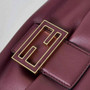 Fendi Mamma Baguette Medium Bag 8BR833 wine red leather
