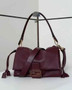 Fendi Mamma Baguette Medium Bag 8BR833 wine red leather