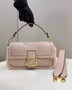 Fendi 8BR600 Baguette leather bag Pink