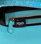 Fendi 8BR600 Baguette Bag embroidered with blue sequins