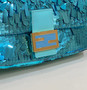 Fendi 8BR600 Baguette Bag embroidered with blue sequins