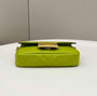 Fendi 8BS017 Baguette Mini leather bag green