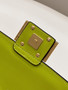 Fendi 8BS017 Baguette Mini leather bag green