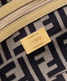 Fendi 8BR600 Baguette Black raffia back with crocheted FF