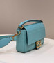Fendi 8BR600 Baguette Mint green nappa leather bag