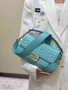Fendi 8BR600 Baguette Mint green nappa leather bag
