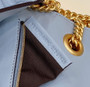Fendi 8BS017 Baguette Mini Light Blue leather bag