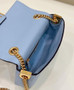 Fendi 8BS017 Baguette Mini Light Blue leather bag