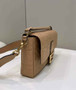 Fendi 8BR771 Baguette Large Dark Beige leather bag