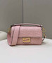 Fendi 8BR600 Baguette Pink leather bag