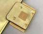 Fendi 8BS017 Baguette Mini Gold leather bag