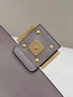 Fendi 8BS017 Baguette Mini Gray leather bag