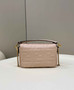 Fendi 8BS017 Baguette Mini leather bag dark beige