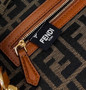 Fendi 8BR600 Baguette Tan raffia with crocheted FF