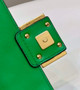 Fendi 8BS017 Baguette Mini Green leather bag