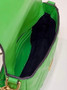 Fendi 8BS017 Baguette Mini Green leather bag