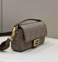 Fendi 8BR600 Baguette Coffee FF canvas bag