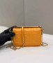 Fendi 8BS017 Baguette Mini Orange leather bag