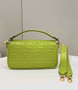 Fendi 8BR600 Baguette Light Green leather bag