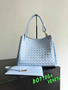Bottega Veneta Parachute Large 796571 – Blue Calfskin Leather Hobo Bag