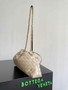 Bottega Veneta Dustbag Notte Leather Pouch - Cream 839394