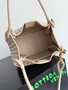Bottega Veneta Parachute Large 796571 – Dark Beige Calfskin Leather Hobo Bag