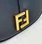 Fendi C’mon Mini 8BS082 Shoulder black leather bag