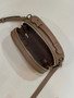 Fendi 8BS058 O’Lock Mini Camera Case Dark Beige leather mini bag