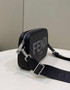 Fendi Camera Case Black FF fabric bag 7M0286
