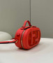 Fendi 8BS058 O’Lock Mini Camera Case Fuchsia leather mini bag