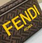 Fendi Belt Bag Brown FF fabric belt bag 7VA562