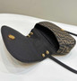 Fendi C’mon Mini 8BS082 Shoulder Brown FF jacquard fabric bag
