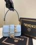 Fendi x Versace Fendace Brooch Baguette NM Bag 8BS066 Blue
