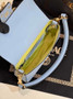 Fendi x Versace Fendace Brooch Baguette NM Bag 8BS066 Blue